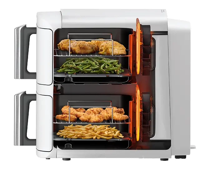 Мультипіч NINJA Double Stack XL 2-Level Air Fryer 9.5L White (SL400EUWH) - изображение 6