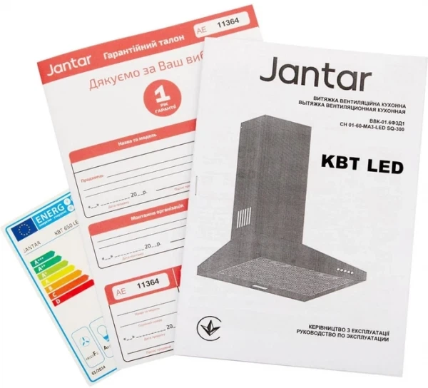 Вытяжка jantar kbt 1000 led 60 bl - изображение 9