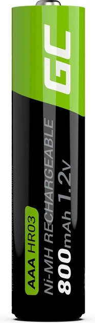 Akumulatorki Greencell Ni-MH AAA 800 mAh 4 szt. (5903317225843) - obraz 2