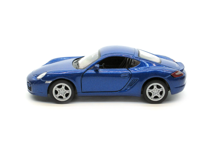 Машинка Kinsmart Porsche Cayman S 1:34 синяя KT5307W - изображение 2