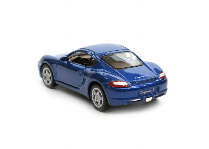 Машинка Kinsmart Porsche Cayman S 1:34 синяя KT5307W - изображение 4