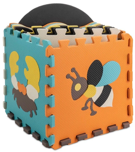 Килимок-пазл розвиваючий пінний Kik Тваринки 114 × 114 см 25 елементів (KX5210) (5903039732995) - зображення 4