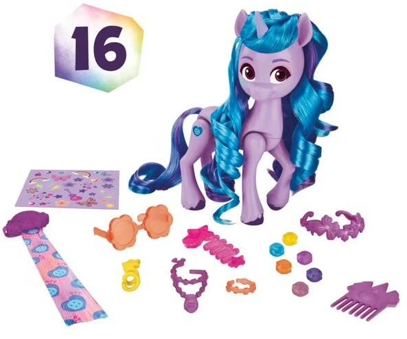 Figurka Hasbro My Little Pony Stylowy dzień z Izzy Moonbow (5010996108210) - obraz 4