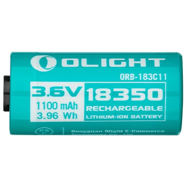 Аккумуляторная батарея Olight ORB-183C11 1100 mAh - Фото 2 Аккумуляторная батарея Olight ORB-183C11 1100 mAh - изображение 2