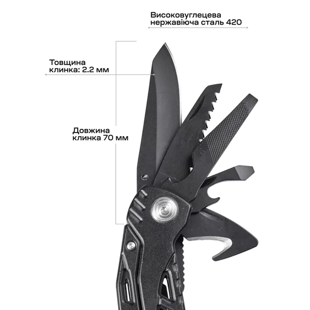 Мультитул Active Handy Tool Black - Фото 8 Мультитул Active Handy Tool Black - зображення 8