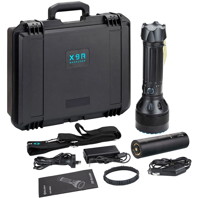 Фонарь Olight X9R Marauder Black - Фото 9 Фонарь Olight X9R Marauder Black - изображение 9