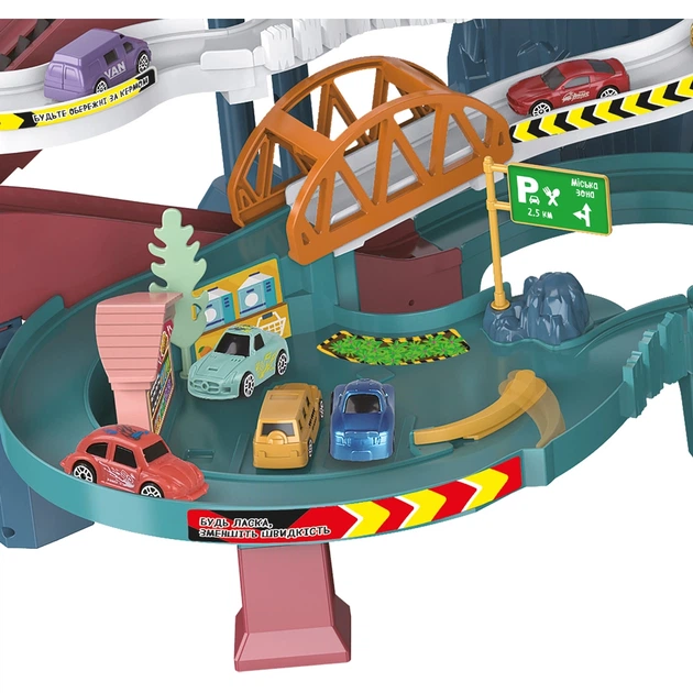 Игровой набор ZIPP Toys Dino автотрек-серпантин электрический - изображение 2