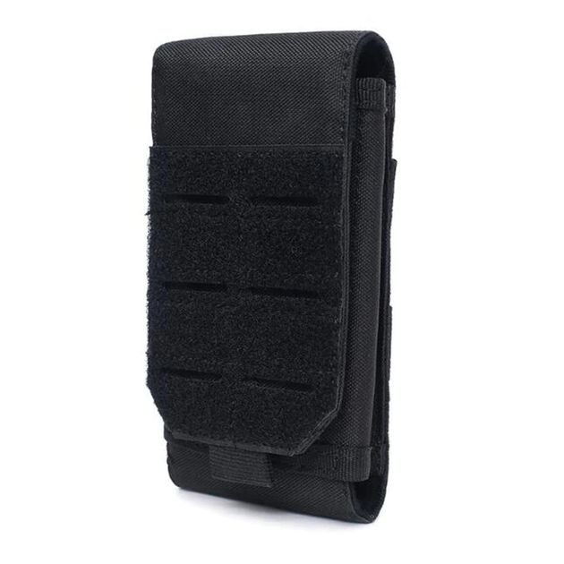 Тактический быстросъемный подсумок для смартфона MOLLE Черный - изображение 2