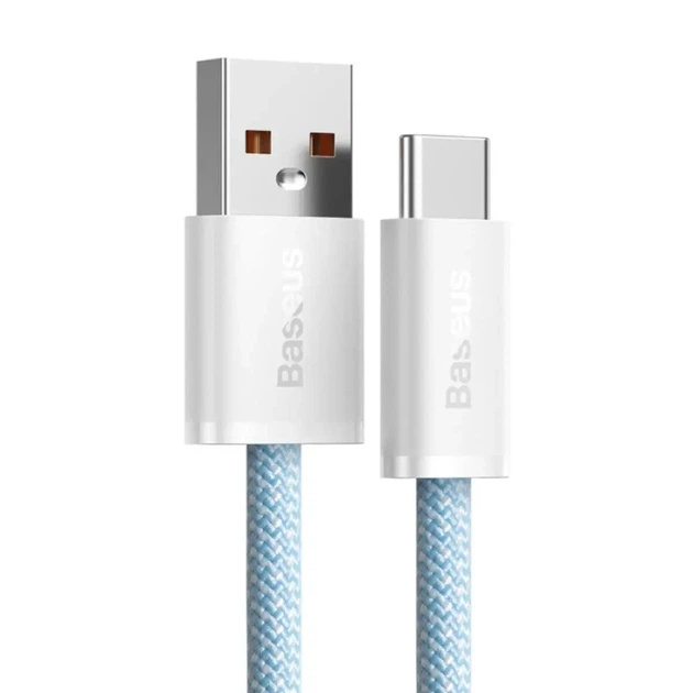 Кабель USB 2.0 AM-Type-C M Baseus CALD000603 1м 20V/5A 100W Dynamic Series Blue - Фото 4 Кабель USB 2.0 AM-Type-C M Baseus CALD000603 1м 20V/5A 100W Dynamic Series Blue - зображення 4