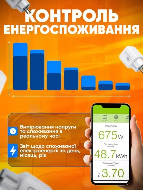 Умная WiFi розетка 16А Tuya Smart Life Head с таймером для дистанционного управления розеткой через интернет и - Фото 3 Умная WiFi розетка 16А Tuya Smart Life Head с таймером для дистанционного управления розеткой через интернет и - изображение 3