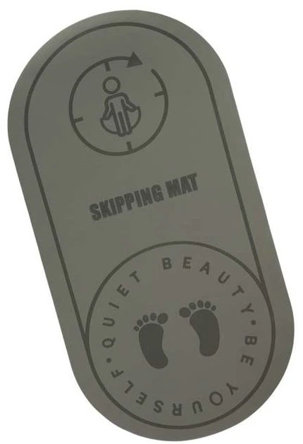Mata Ikonka KX3316 do ćwiczeń jogi skakania na skakance wygłuszająca antypoślizgowa 125 x 61.5 x 0.6 cm (5903039759077) - obraz 2