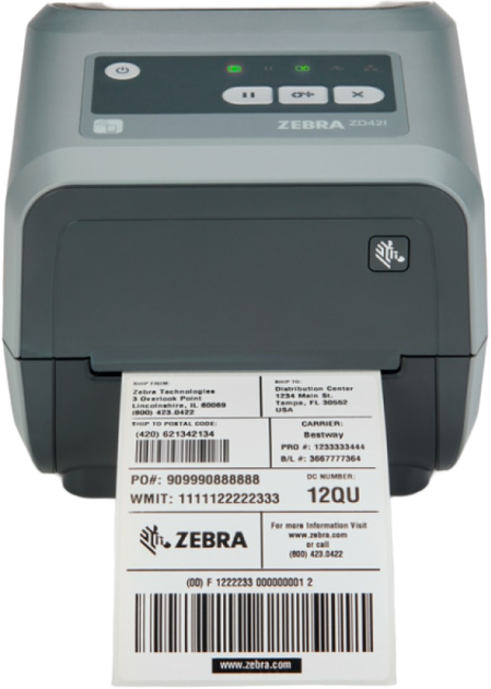 Принтер етикеток Zebra ZD421D (ZD4A043-D0EE00EZ) - зображення 3