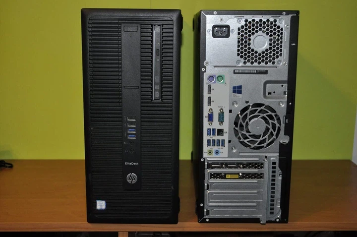 Компьютер HP EliteDesk 800 G2 Tower / Intel Core i7-6700 (4 (8) ядра по 3.4 - 4.0 GHz) / 16 GB DDR4 / 256 GB SSD / nVidia GeForce GTX 745, 2 GB GDDR3, 128-bit / DVD-ROM / Windows 11 Pro б/у - изображение 2