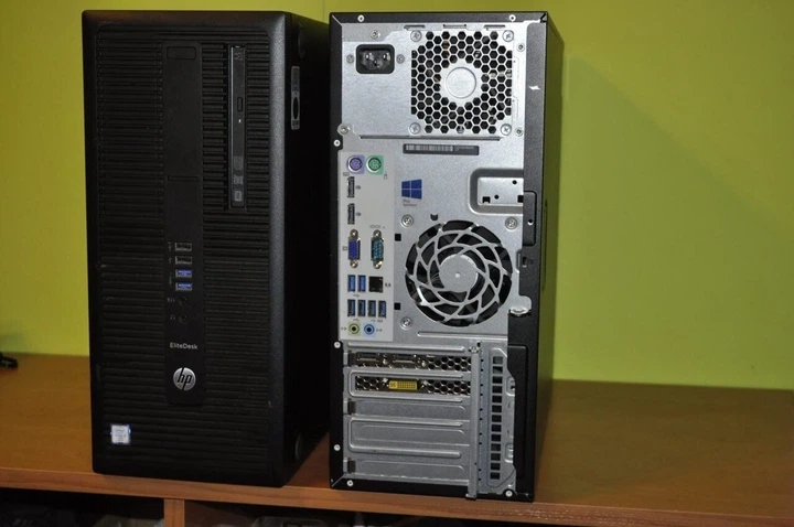 Компьютер HP EliteDesk 800 G2 Tower / Intel Core i7-6700 (4 (8) ядра по 3.4 - 4.0 GHz) / 16 GB DDR4 / 256 GB SSD / nVidia GeForce GTX 745, 2 GB GDDR3, 128-bit / DVD-ROM / Windows 11 Pro б/у - изображение 3