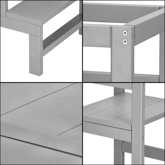 Podest Springos Pomocnik kuchenny dla dzieci 90 cm Szary (5907719492599) - obraz 4