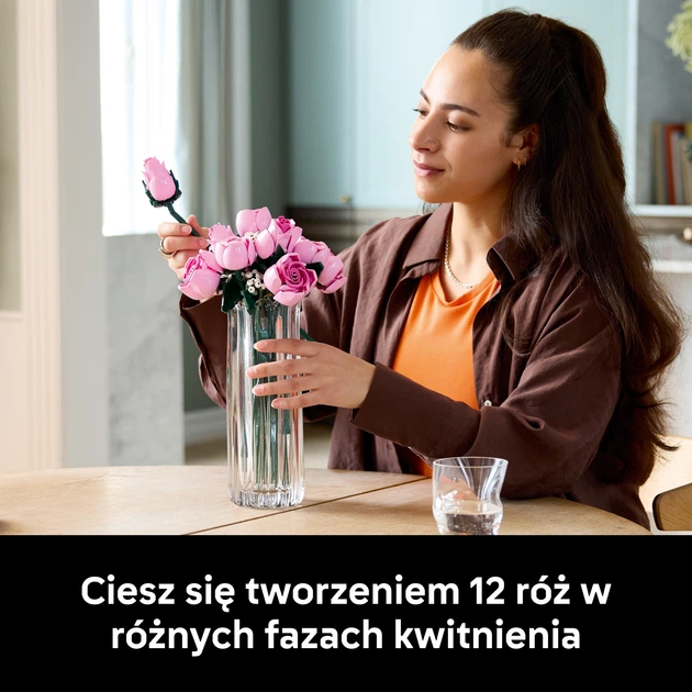 Конструктор LEGO Botanicals Букет рожевих троянд 789 деталей (10374) - зображення 4