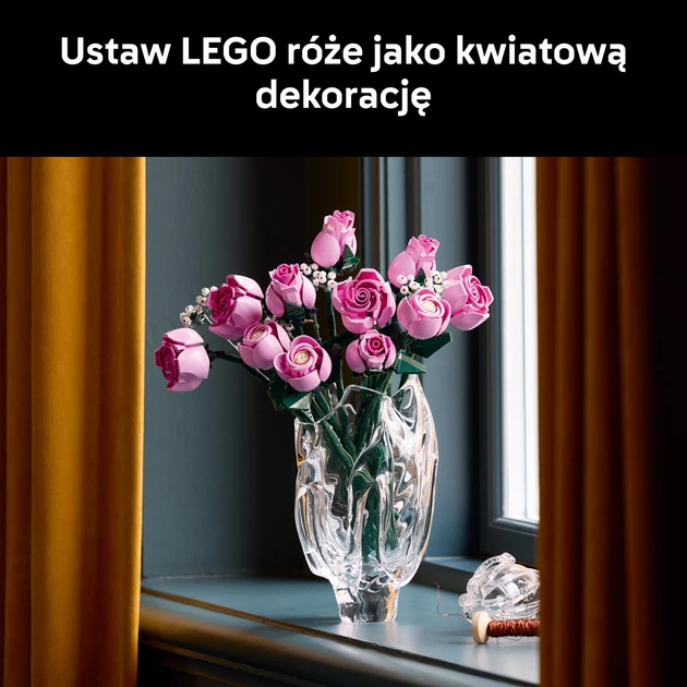 Конструктор LEGO Botanicals Букет рожевих троянд 789 деталей (10374) - зображення 8