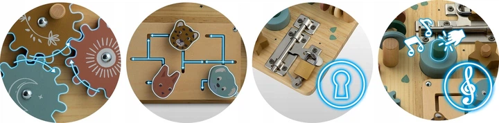 Tablica sensoryczna Nukido NK-859 budynek drewniany 785900 (5903890622244) - obraz 9