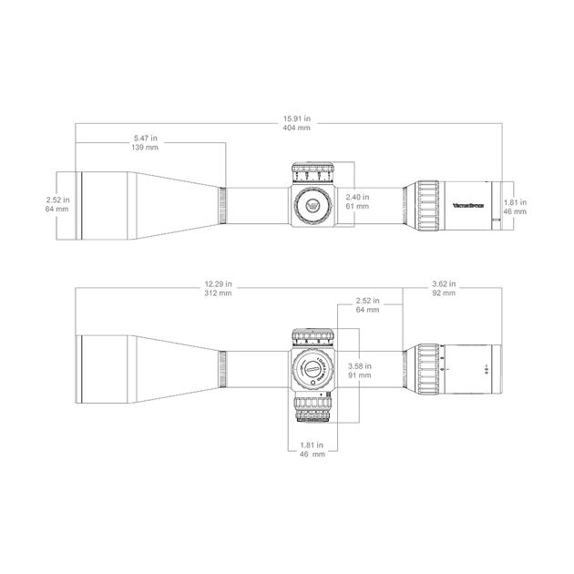 Приціл оптичний Vector Optics Continental X6 6-36x56 (34 мм) FFP підсвітка VEC-MBR2 SCFF-70 - зображення 6