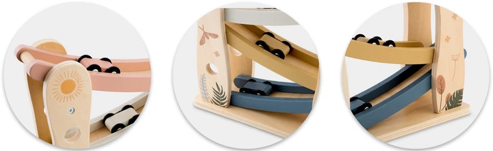 Zestaw do zabawy Ricokids RK-867 zjeżdżalnia z 4 samochodzikami 786700 (5903890623197) - obraz 7