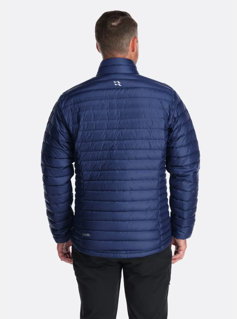 Куртка мужская зимняя. Rab Microlight Jacket, Deep Ink (Marmalade), L (RB QDB-16-DIM-LRG) - изображение 2