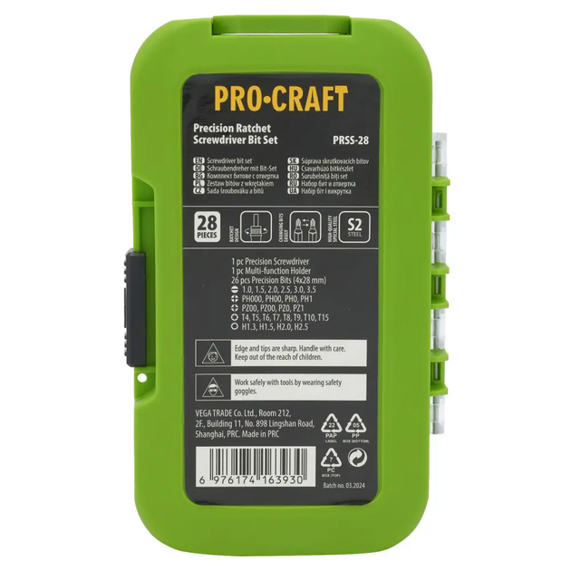 Набор бит Procraft PRSS-28 - изображение 2