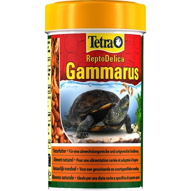 Повнораціонний корм Tetra ReptoMin Gammarus для водних черепах 250 мл - Фото 1 Повнораціонний корм Tetra ReptoMin Gammarus для водних черепах 250 мл - зображення 1