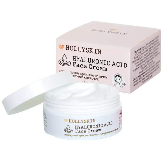 Увлажняющий крем для лица с гиалуроновой кислотой HOLLYSKIN Hyaluronic Acid Face Cream - Фото 2 Увлажняющий крем для лица с гиалуроновой кислотой HOLLYSKIN Hyaluronic Acid Face Cream - изображение 2