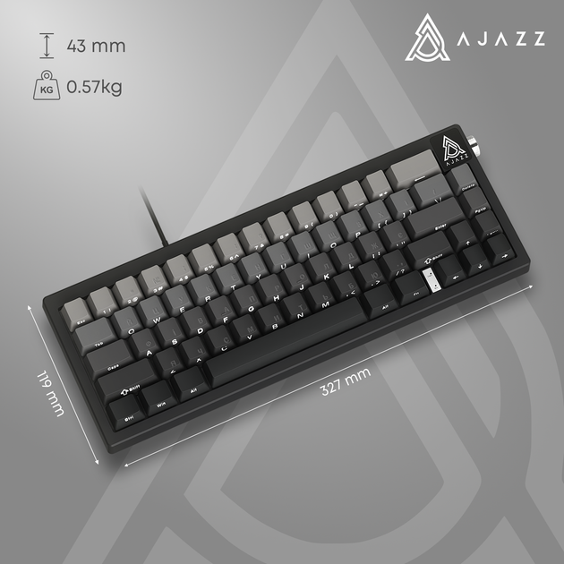 Клавиатура проводная Ajazz AK650 Day Dream Switch Gradient USB