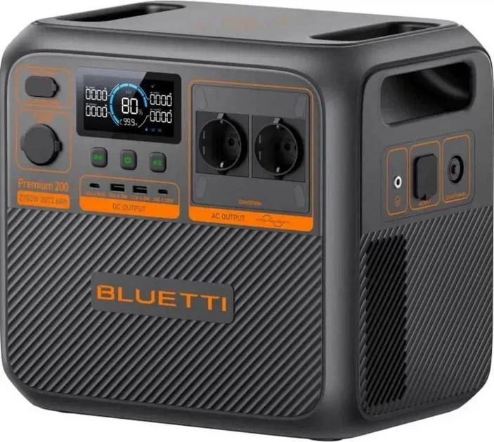 Портативна зарядна станція Bluetti Premium 200 V2 2700W 2073Wh - зображення 3