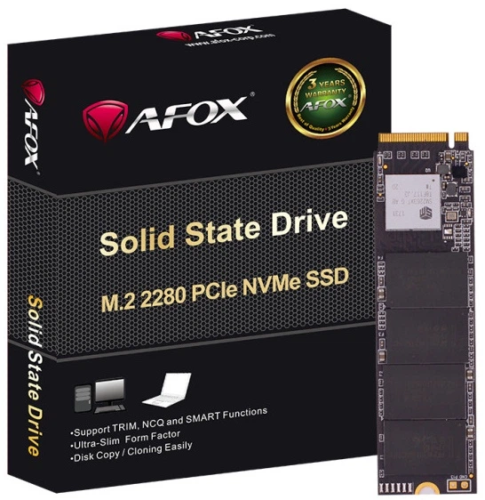 SSD диск AFOX ME300 512GB M.2 2280 NVMe PCIe 3.0 x4 3D NAND TLC (ME300-512GN) - зображення 3