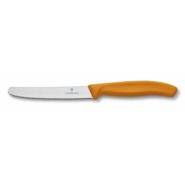 Нож кухонный с волнистым лезвием для кухни Victorinox 6.7836.L119 SwissClassic Tomato Black (100005581) - Фото 1 Нож кухонный с волнистым лезвием для кухни Victorinox 6.7836.L119 SwissClassic Tomato Black (100005581) - изображение 1