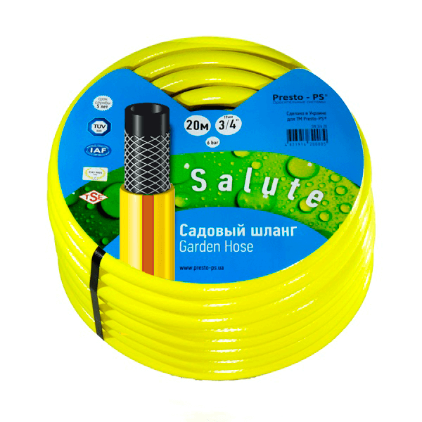 Поливальний шланг Presto-PS садовий Salute діаметр 3/4 дюйма, довжина 30 м (SN 3/4 30) - зображення 2