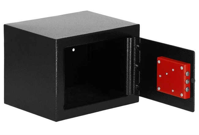 Домашній сейф SPRINGOS HA5052 23 x 17 x 17 см Чорний (5907719430744) - зображення 7