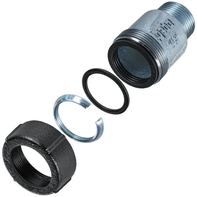 Муфта зажимная Gebo Quick QA 1 1/4" с наружной резьбой. DN32. 40,0-42,9 мм - изображение 4