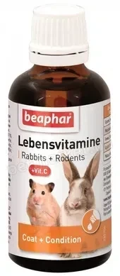 Вітаміни Біфар для гризунів LEBENS VITAMINE, 50 мл Beaphar - Фото 1 Вітаміни Біфар для гризунів LEBENS VITAMINE, 50 мл Beaphar - изображение 1