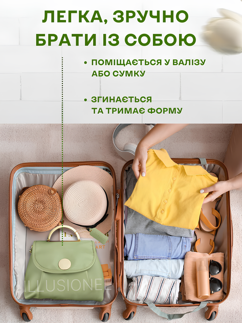Косметичка органайзер дорожная travel сумка кейс в дорогу раскладная с ручкой для путешествий поездок хранения косметики бьюти аксессуаров туалетных принадлежностей лекарств средств ухода за лицом телом личних вещей 30×30×25 см зеленая 3DTOYSLAMP - изображение 2