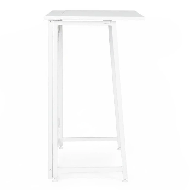 Biurko komputerowe ModernHome by Multistore składane 80 x 45 cm Białe (TH-FD-5) - obraz 4