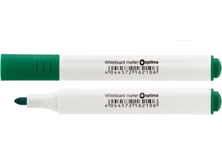 Маркер white board 2мм трикутний зелений OPTIMA - Фото 1 Маркер white board 2мм трикутний зелений OPTIMA - изображение 1