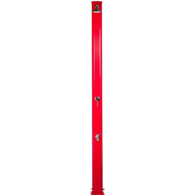 Душ солнечный Aquaviva Jolly S алюминиевый с мойкой для ног, Red A620/3027, 22 л - Фото 2 Душ солнечный Aquaviva Jolly S алюминиевый с мойкой для ног, Red A620/3027, 22 л - изображение 2