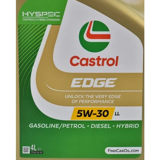 Оливи моторні Castrol Edge 5W-30 LL (4л.) - зображення 2
