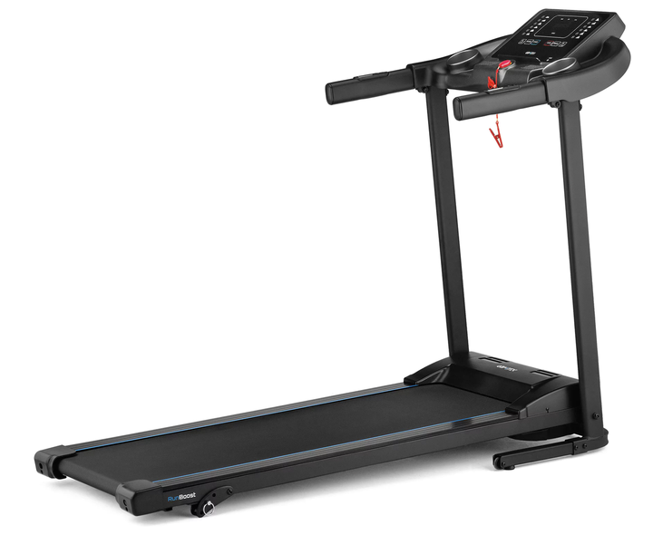 Бігова доріжка Gymtek XT550 синя: Електрична, 2.0 к.с., 12 км/год, 3 Нахили, 12 програм. До 120 кг, Складна для дому, MP3/AUX - Фото 2 Бігова доріжка Gymtek XT550 синя: Електрична, 2.0 к.с., 12 км/год, 3 Нахили, 12 програм. До 120 кг, Складна для дому, MP3/AUX - зображення 2