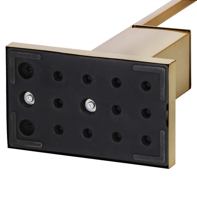 Stojak na papier toaletowy i szczotkę do WC Springos TB0021 2w1 Złoty (5907719475745) - obraz 5