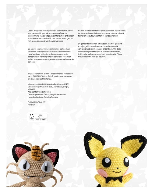 Książeczka Deltas Pokemon hobby book do szydełkowania (9789044764963) - obraz 3