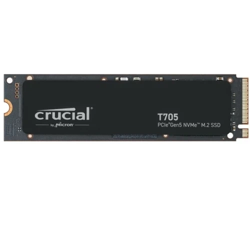 Твердотельный накопитель SSD 1Tb, Crucial T705, PCI-E 5.0 x4, M.2 2280, 3D TLC, 13600/10200 МБ/с (CT1000T705SSD3) - Фото 1 Твердотельный накопитель SSD 1Tb, Crucial T705, PCI-E 5.0 x4, M.2 2280, 3D TLC, 13600/10200 МБ/с (CT1000T705SSD3) - изображение 1
