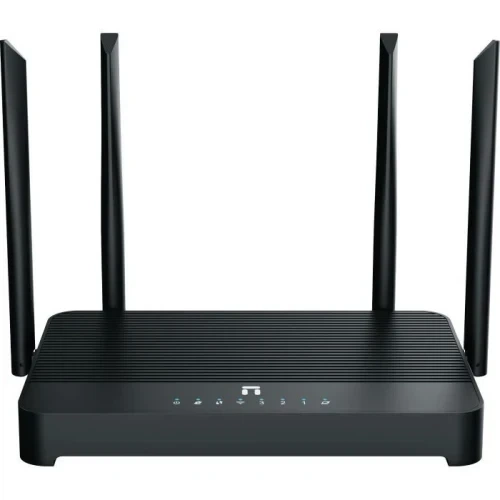 Роутер Netis NX31, черный, 802.11ax (Wi-Fi 6) (2.4GHz до 574 Mbps, 5GHz до 2402 Mbps), 3xLan, 4 внешние несъемные антенны - Фото 1 Роутер Netis NX31, черный, 802.11ax (Wi-Fi 6) (2.4GHz до 574 Mbps, 5GHz до 2402 Mbps), 3xLan, 4 внешние несъемные антенны - изображение 1