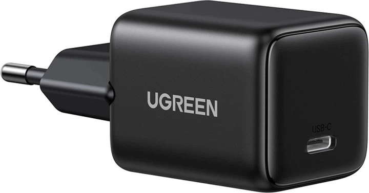 Ładowarka sieciowa Ugreen Nexode N Series X513 30W GaN 1x USB-C + kabel USB-C 1 m Black (6941876260126) - obraz 4