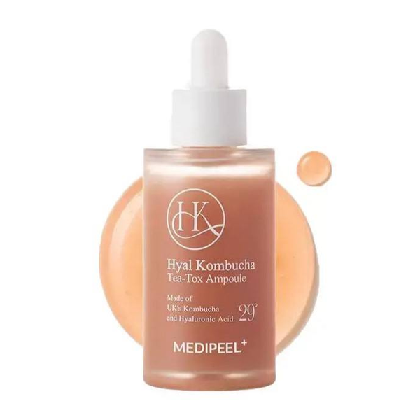 Сыворотка Medi Peel Hyal Kombucha Tea-Tox Ampoule с комбучей и гиалуроновой кислотой 50 мл - изображение 4