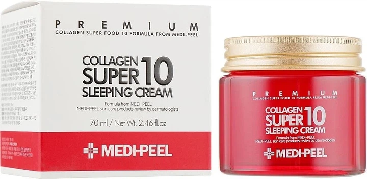 Крем нічний для обличчя з колагеном Collagen Super10 Sleeping Cream, 70 мл - зображення 2