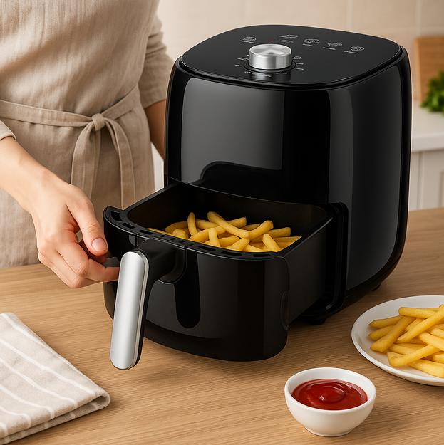 Аэрофритюрница Air Fryer хрустящая корочка Crownberg СВ00554088 - Фото 2 Аэрофритюрница Air Fryer хрустящая корочка Crownberg СВ00554088 - изображение 2